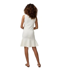 Ingrid + Isabel Maternity Sleeveless Pointelle Sweater Dress