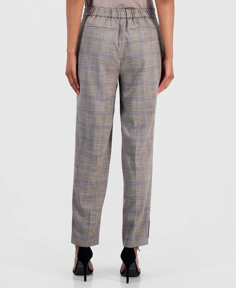 Anne Klein Women's Mid-Rise Straight-Leg Ankle Pants