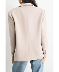 Warehouse Women's Oversized Single Breasted Blazer