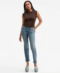 Guess Women's Shape-Up Straight Leg Jeans