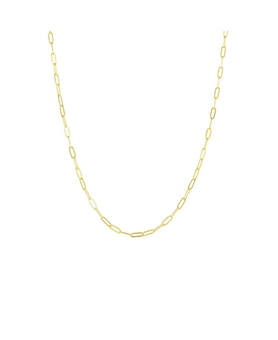 Spero London Sterling Silver Large Rectangular Chain Necklace