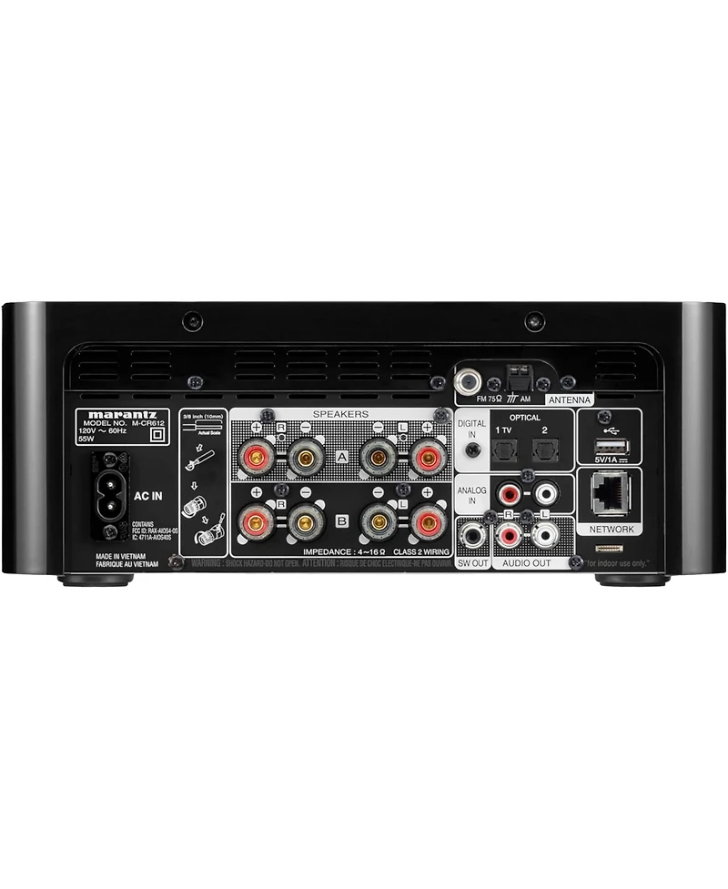 Marantz M-CR612 Compact Network Cd Receiver with Heos, Wi-Fi and Bluetooth