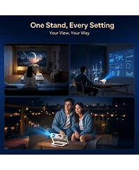 Aurzen Multi-Angle Projector Stand, Rotation, Gimbal Stand with -Inch Screw Compatible with Most Projectors