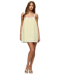 Edikted Women's Hipla Contrast Lacey Cotton Dress