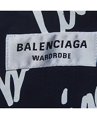 Pre-Owned Balenciaga Women's Printed Cotton Midi Dress