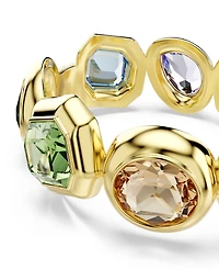 Swarovski Gold-Tone Plated Gema Cuff Bracelet