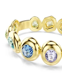Swarovski Gold-Tone Plated Gema Bangle Bracelet