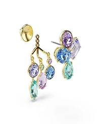 Swarovski Gold-Tone Plated Gema Jacket Earrings