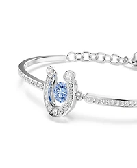 Swarovski Rhodium-Plated Symbolica Bangle Bracelet