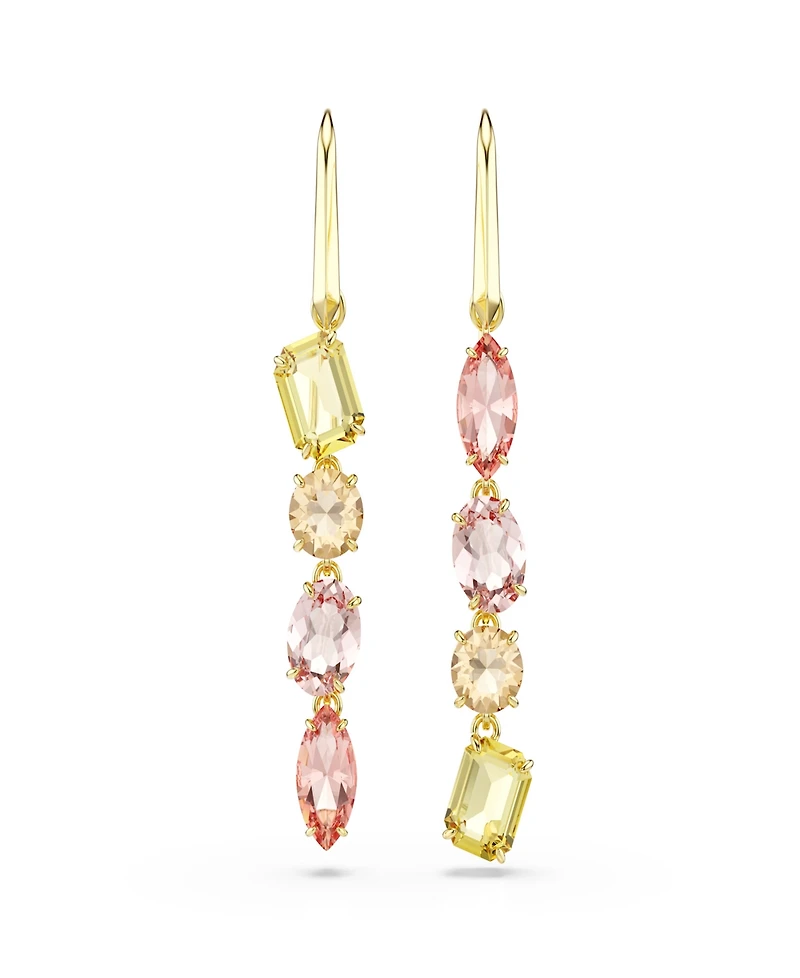 Swarovski Gold-Tone Plated Gema Drop Earrings