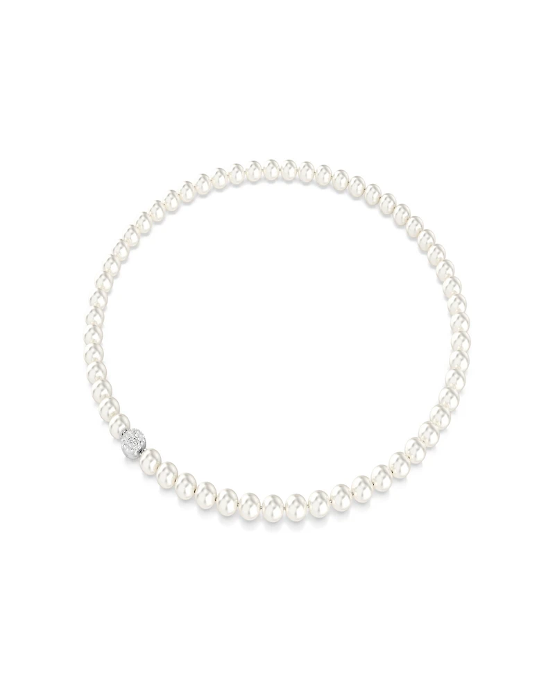 Swarovski Rhodium-Plated Matrix Necklace