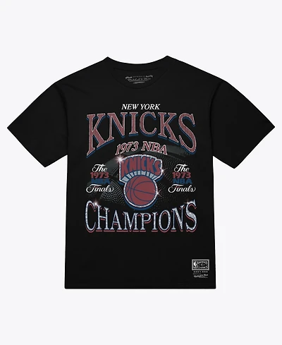 Mitchell & Ness Men's Black New York Knicks Champions Era T-Shirt