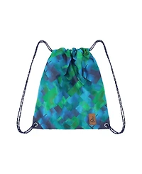 Deux par Deux Little Boy Diamond Sporty Durable Everyday Drawstring Bag