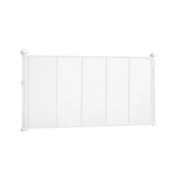 Ruie Retractable Mesh Pet Gate 34 in Tall Extends to 55 in Wide for Doorways
