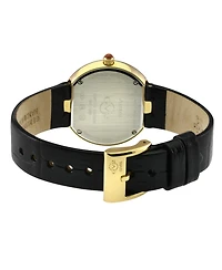 GV2 by Gevril Women's Arezzo Swiss Quartz Diamond Hand made Italian leather Strap Watch