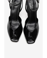 Prologue Shoes Women's Slate Ankle Strap Stiletto Pump