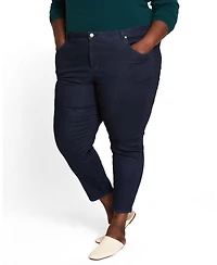 Universal Standard Women's Seine Mid Rise Skinny Jeans