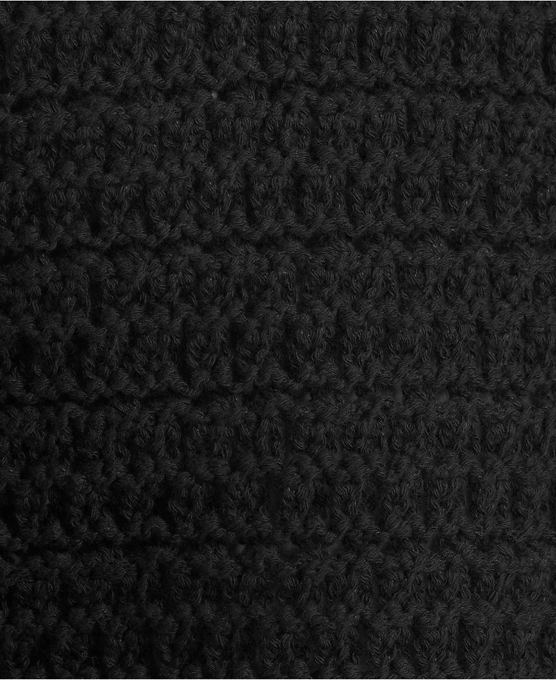 Lands' End Women's Blend Texture U Neck Vest Sweater