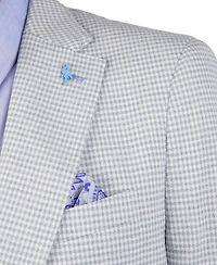 Tailorbyrd Men Melange Mini Check Sport Coat