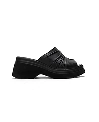 Forever & Always Shoes Nellie Leather Platform Sandal