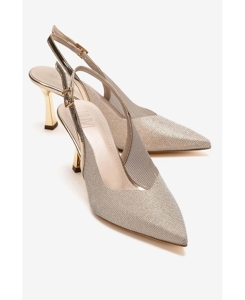 Prologue Shoes Dorata Embellished Stiletto Pump