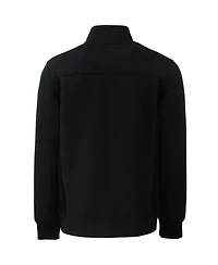 Cutter & Buck Men's Black Los Angeles Dodgers Big Tall Roam Eco Full-Zip Jacket