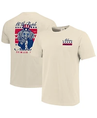 Image One Men's Cream Alabama Crimson Tide Uncle Sam Mascot T-Shirt