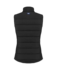 Cutter & Buck Women's Black Detroit Lions Primary Mark Evoke PrimaLoft Hybrid Eco Softshell Full-Zip Vest