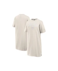 Fanatics Women's Cream Boston Celtics Elements Go Tri-Blend T-Shirt Dress