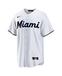 Nike Men's White Miami Marlins Home Big & Tall Replica Jersey