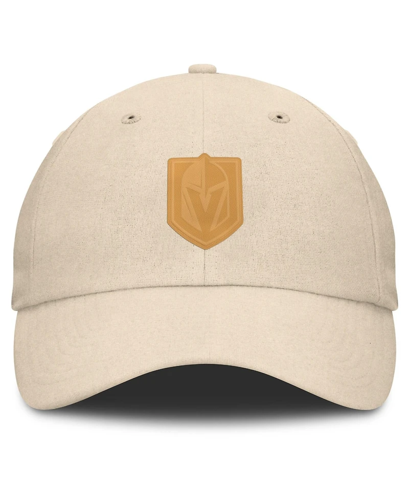 Fanatics Men's Tan Vegas Golden Knights Front Office Canvas Adjustable Hat