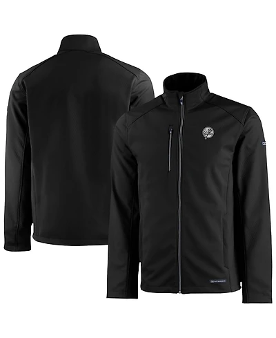 Cutter & Buck Men's Black New York Yankees Evoke Eco Softshell Full-Zip Jacket