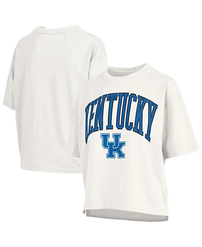 Pressbox Women's White Kentucky Wildcats Nelson T-Shirt