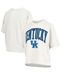 Pressbox Women's White Kentucky Wildcats Nelson T-Shirt