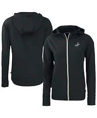Cutter & Buck Women's Black Los Angeles Dodgers Daybreak Eco Full-Zip Hoodie