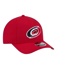 New Era Men's Red Carolina Hurricanes 9FORTY M-Crown Adjustable Hat