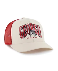 '47 Brand Men's Natural Georgia Bulldogs Drawbridge Trucker Adjustable Hat
