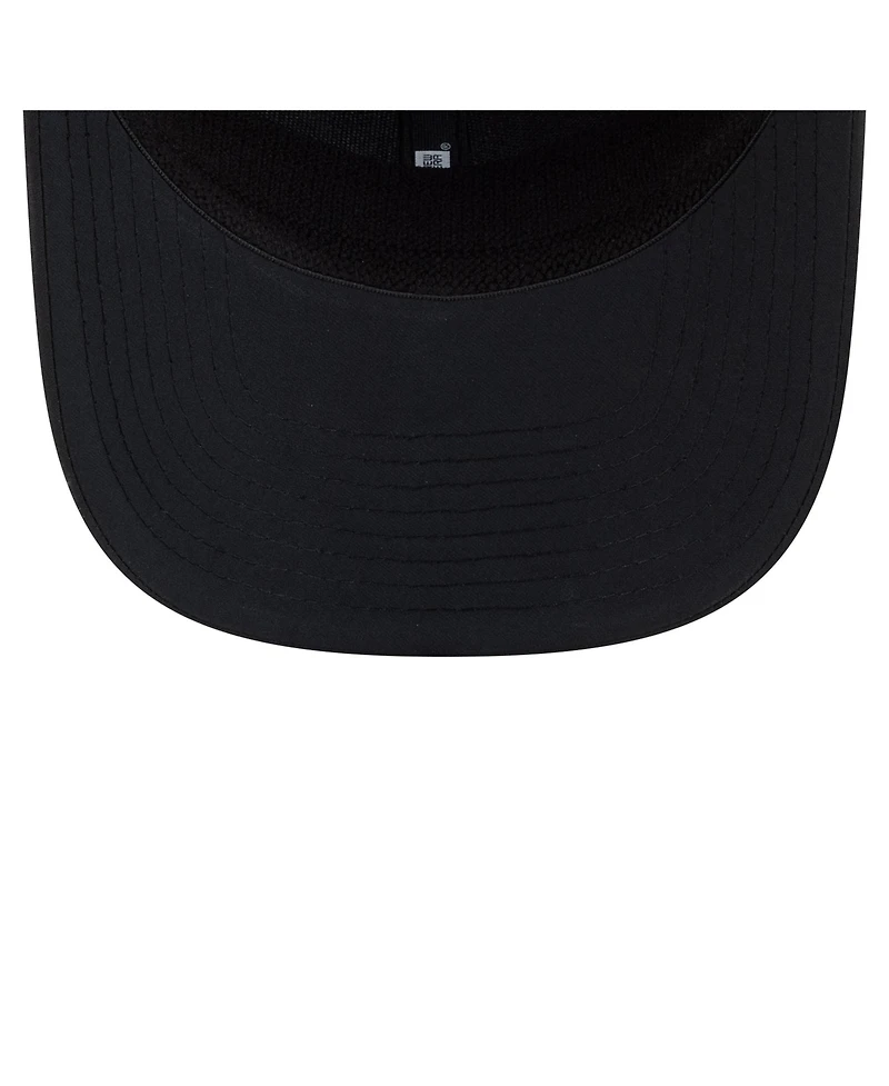 New Era Men's Black Chicago Blackhawks Sport Vented 9SEVENTY Rope Adjustable Hat