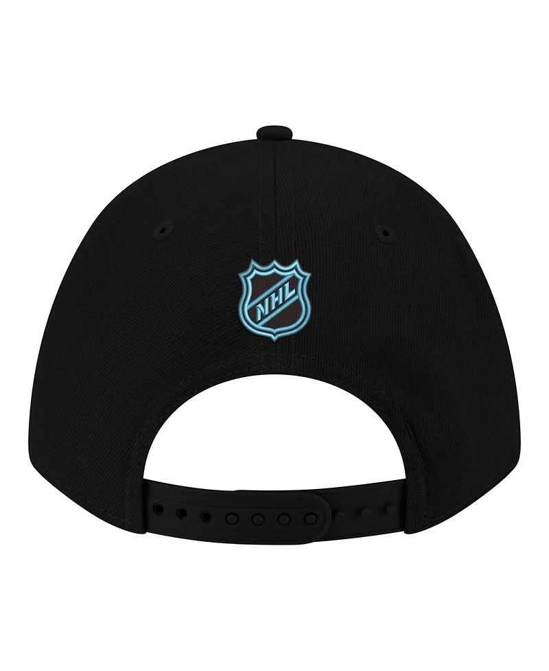 New Era Men's Black Utah Mammoth 9FORTY M-Crown Adjustable Hat
