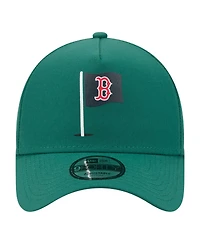 New Era Men's Green Boston Red Sox Pin Seeker 9FORTY A-Frame Adjustable Hat