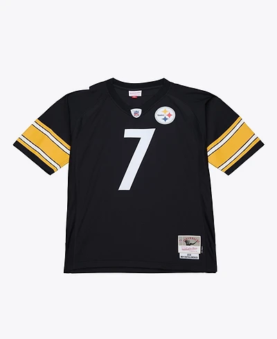 Mitchell & Ness Men's Ben Roethlisberger Black Pittsburgh Steelers 2004 Big Tall Legacy Retired Player Jersey
