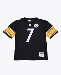 Mitchell & Ness Men's Ben Roethlisberger Black Pittsburgh Steelers 2004 Big Tall Legacy Retired Player Jersey