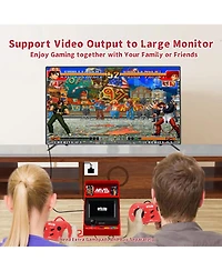 Unico Mvs Mini Home Arcade Console with 45 Snk Classic Games Including King of Fighters, Metal Slug, Samurai Showdown and More