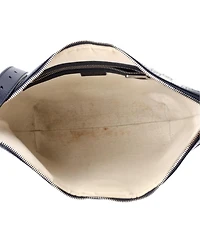 Pre-Owned Gucci Ophidia Half Moon Hobo Gg Coated Canvas