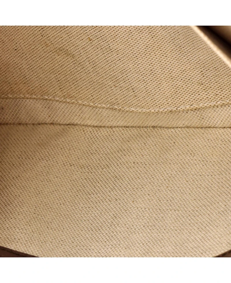 Pre-Owned Gucci Courrier Pouch Gg Coated Canvas with Applique