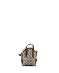 Pre-Owned Gucci Mini Interlocking G Patch Multi-Function Shoulder Bag Gg Coated Canvas