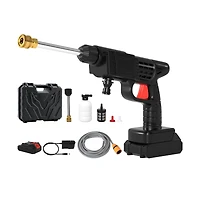 Topteng 24V Cordless Pressure Washer – 380 Psi with 2 Batteries and Tool Box for Car and Garden