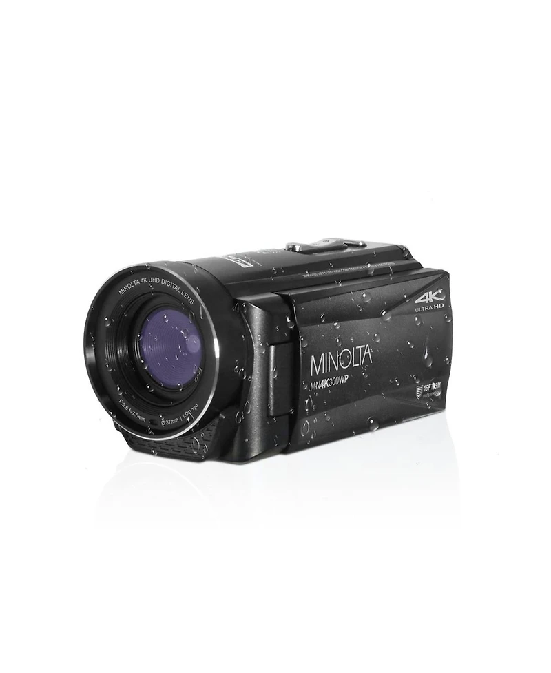 Minolta MN4K300WP 4K Ultra Hd 56MP Waterproof Camcorder