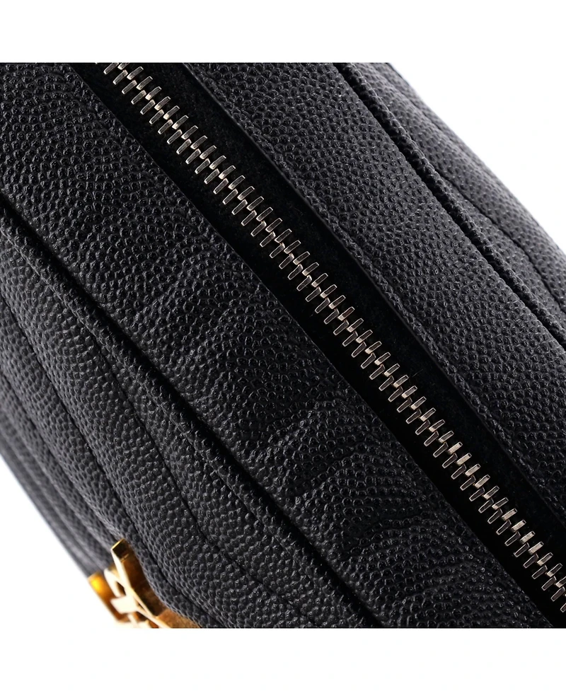 Pre-Owned Saint Laurent Mini LouLou Crossbody Bag Matelasse Chevron Leather
