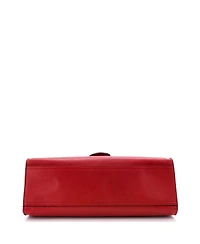 Pre-Owned Gucci Medium Gg Marmont Animalier Top Handle Bag Leather
